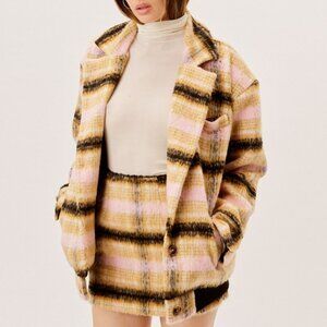 For Love & Lemons Rachel Plaid Jacket